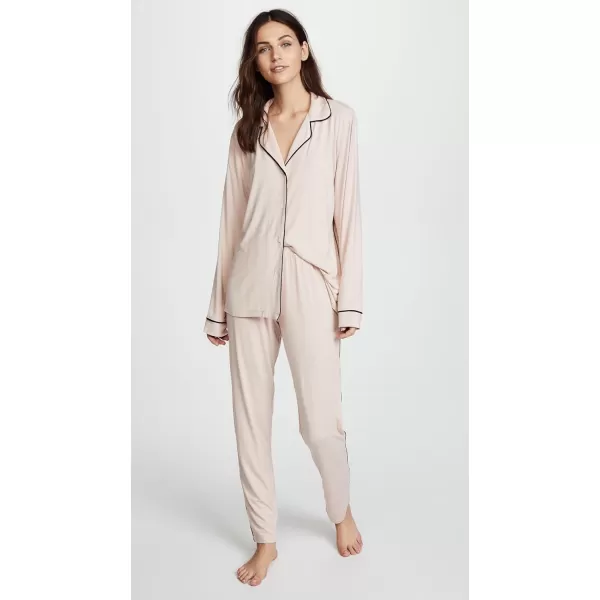 Eberjey Womens Gisele PJ SetSorbet PinkBlack