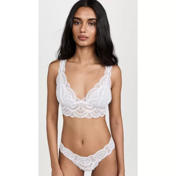 Eberjey Womens The Mariana Whispers BraletteWhite