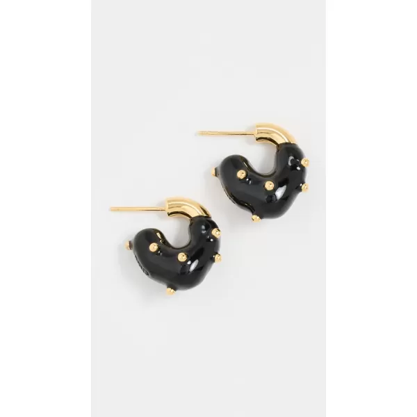 Eliou Womens Theo EarringsBlackGold