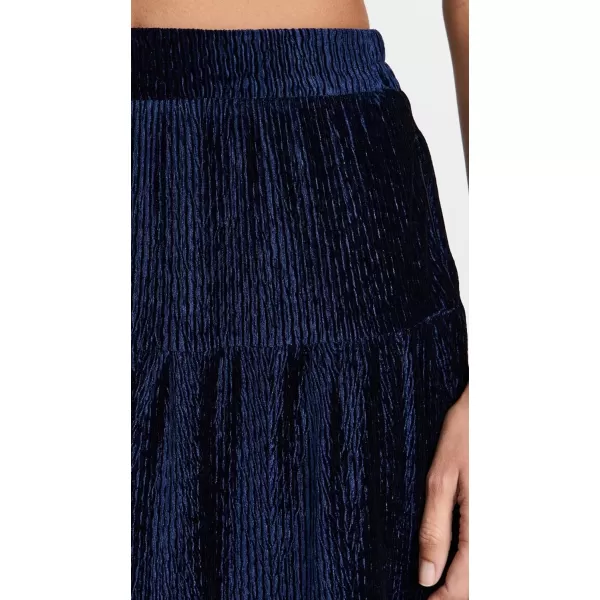 En Saison Womens Micah Midi SkirtNavy