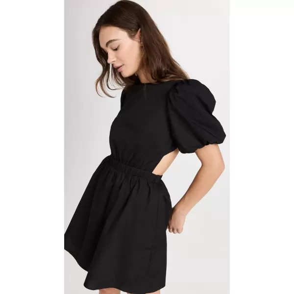 English Factory CutOut Poplin Mini DressBlack