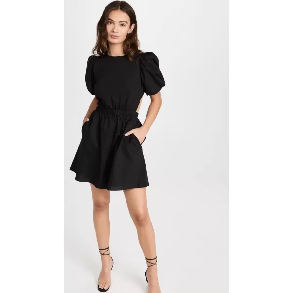 English Factory CutOut Poplin Mini DressBlack