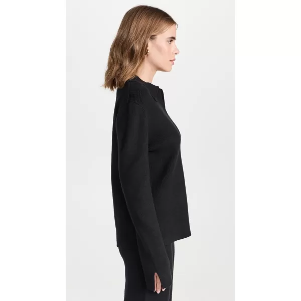 English Factory Womens Collared Knit SweaterBlack