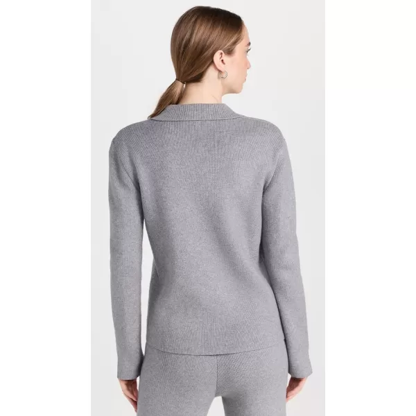 English Factory Womens Collared Knit SweaterGrey