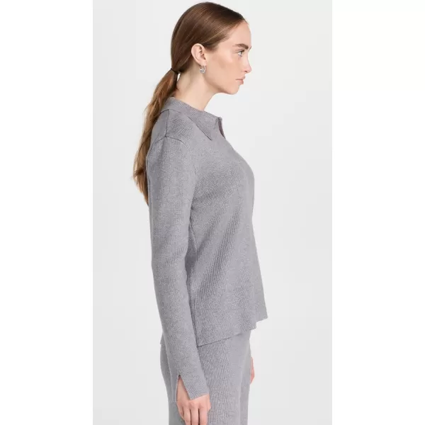 English Factory Womens Collared Knit SweaterGrey