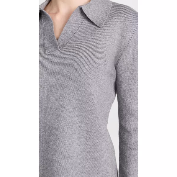 English Factory Womens Collared Knit SweaterGrey