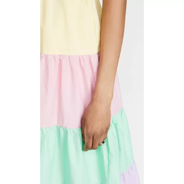 English Factory Womens Colorblock Midi DressMulti