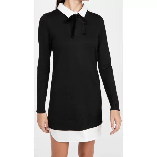 English Factory Womens Combo ShirtdressBlack and White