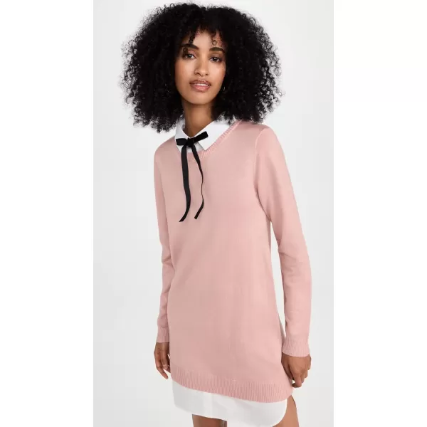 English Factory Womens Combo ShirtdressDusty Pink