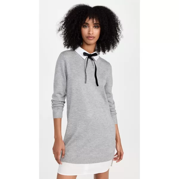 English Factory Womens Combo ShirtdressHeather Grey