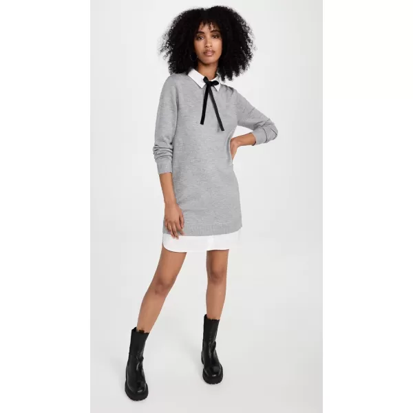 English Factory Womens Combo ShirtdressHeather Grey