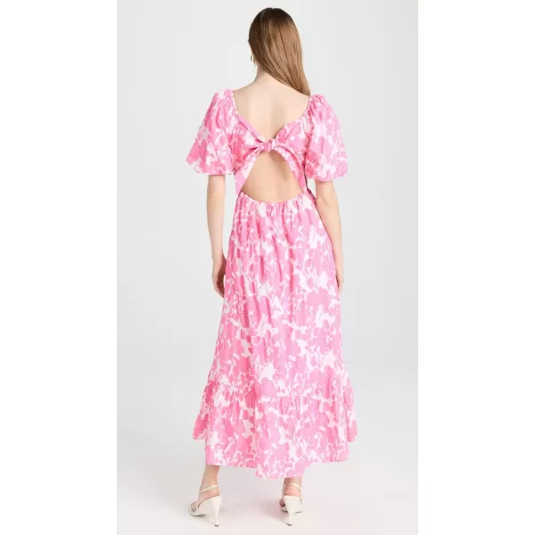 English Factory Womens Floral Print Maxi DressFuschia