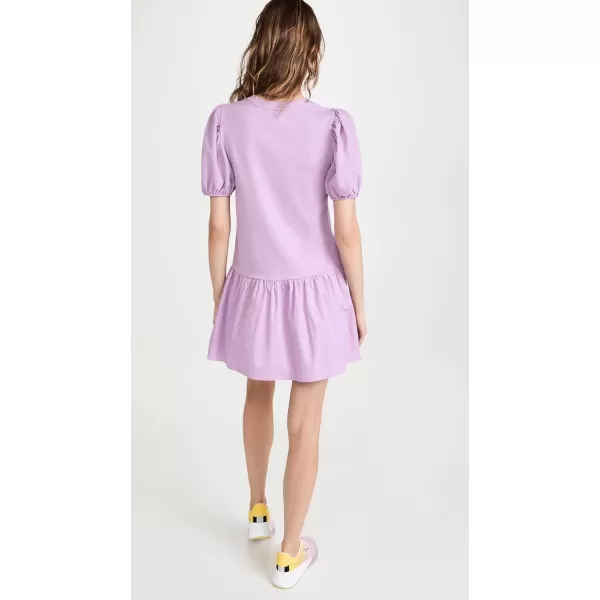 English Factory Womens Knit Woven Mixed DressLilac