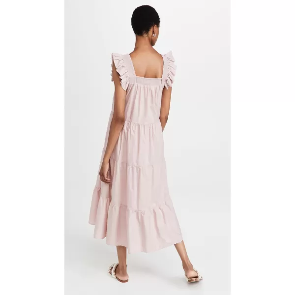 English Factory Womens Tiered Midi DressDust Pink