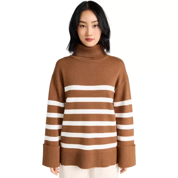 English Factory Womens Turtle Neck Stripe SweaterEnglish Factory Womens Turtle Neck Stripe Sweater