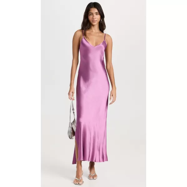 Enza Costa Womens Bias Cut Maxi DressRose Mauve