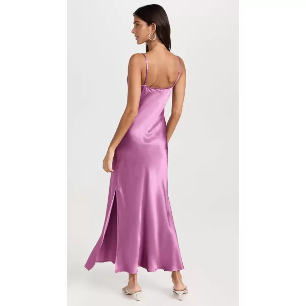 Enza Costa Womens Bias Cut Maxi DressRose Mauve