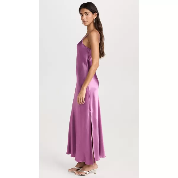 Enza Costa Womens Bias Cut Maxi DressRose Mauve