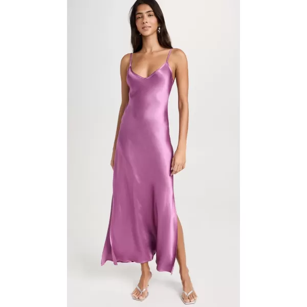 Enza Costa Womens Bias Cut Maxi DressRose Mauve