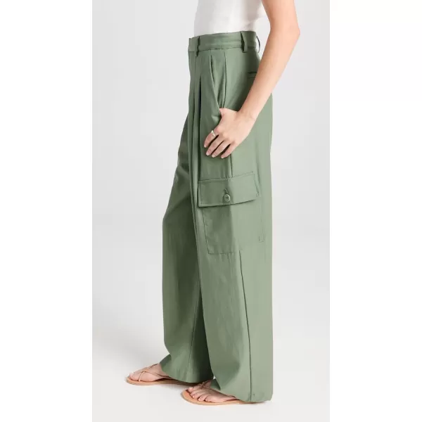 Enza Costa Womens Cargo TrousersSage