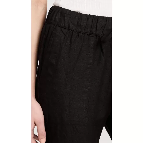 Enza Costa Womens Linen Easy PantsBlack