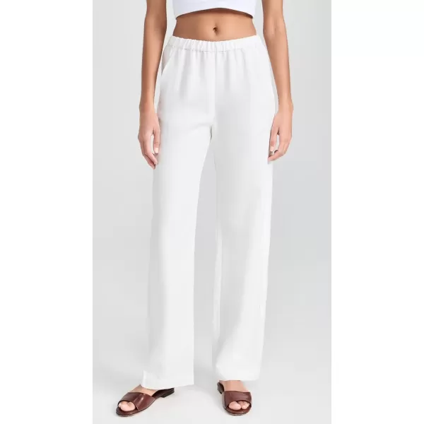 Enza Costa Womens Twill Everywhere PantsOffwhite