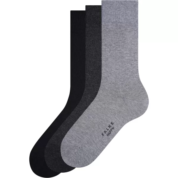 FALKE Men Happy Gift Box 3Pack Crew SocksMulticolor Sortiment 10