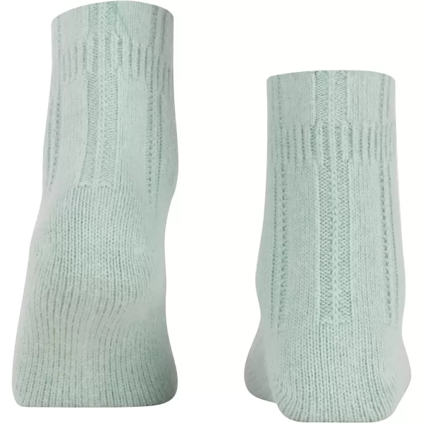 FALKE Womens Bedsock Socks Cozy Warm Ultra Soft Angora Wool Crew Length Warming Trendy Leisure Clothing 1 PairGreen Peppermint 7792