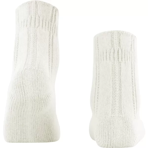 FALKE Womens Bedsock Socks Cozy Warm Ultra Soft Angora Wool Crew Length Warming Trendy Leisure Clothing 1 PairOff White Off White 2049