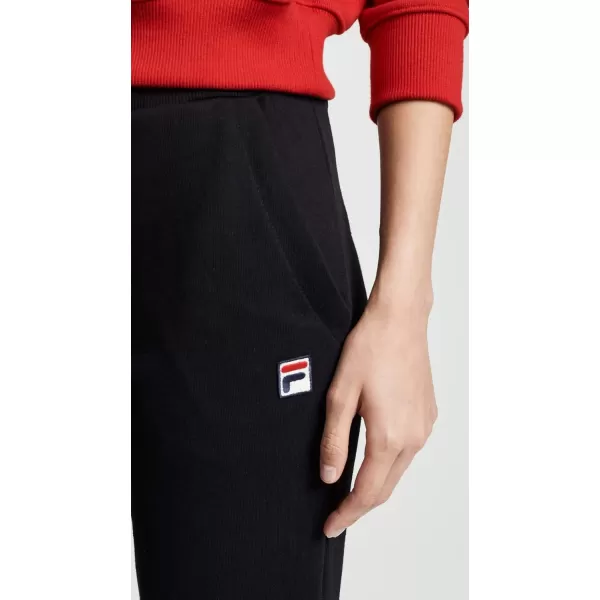 FILA Womens Frances Rib Cuff Jogger PantsBlack