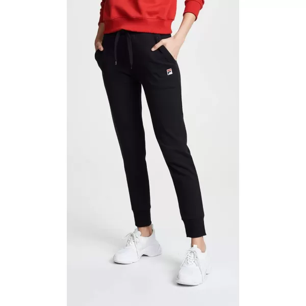 FILA Womens Frances Rib Cuff Jogger PantsBlack