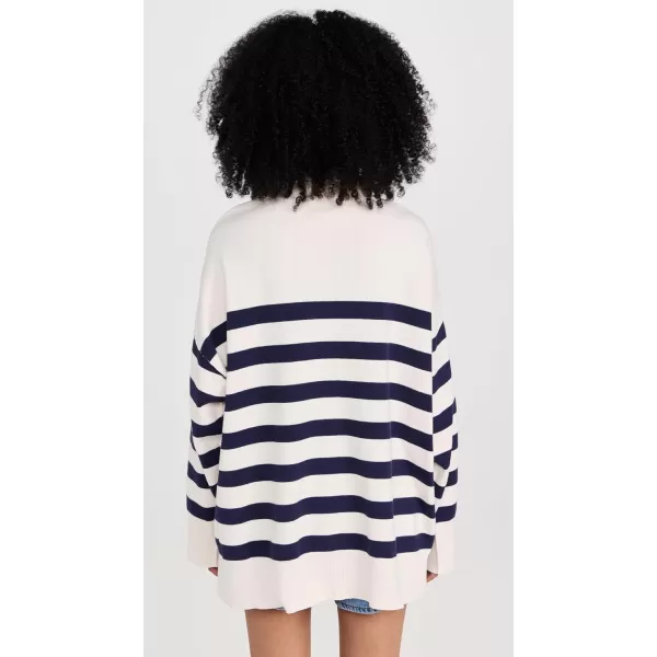 FP Movement Womens Coastal Stripe PulloverChampange Navy