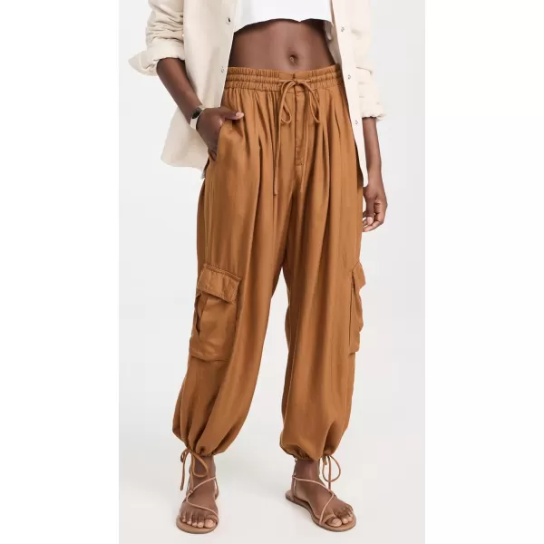 FP Movement Womens Palash Cargo Solid PantsGoldenrod