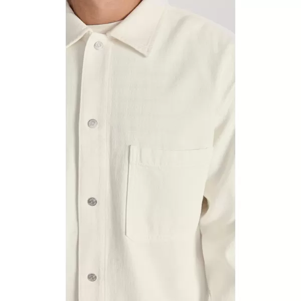 FRAME Mens Relaxed Double Pocket ShirtOffwhite