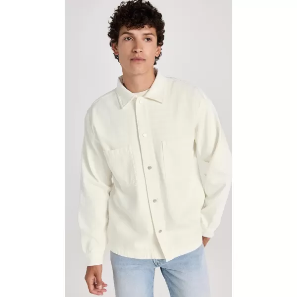 FRAME Mens Relaxed Double Pocket ShirtOffwhite