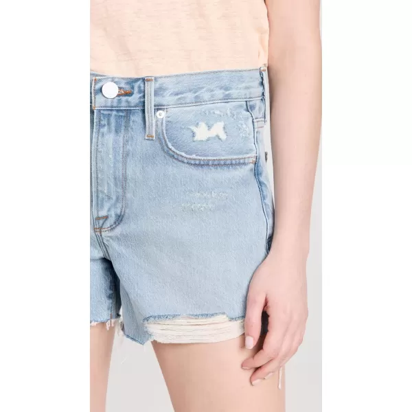 FRAME Womens Le Brigette Shorts Raw AfterLegacy Baines