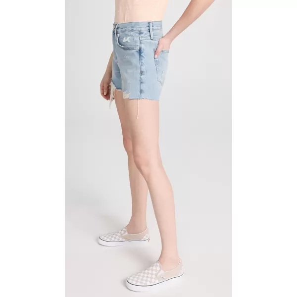 FRAME Womens Le Brigette Shorts Raw AfterLegacy Baines