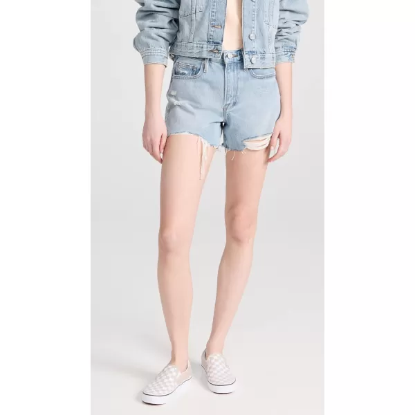 FRAME Womens Le Brigette Shorts Raw AfterLegacy Baines