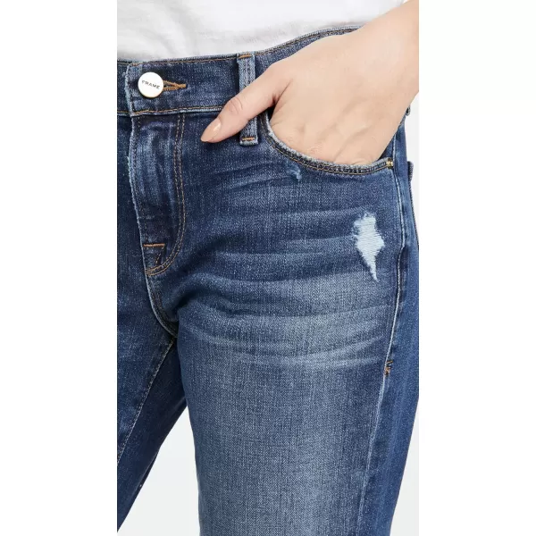 FRAME Womens Le Garcon JeansAzure