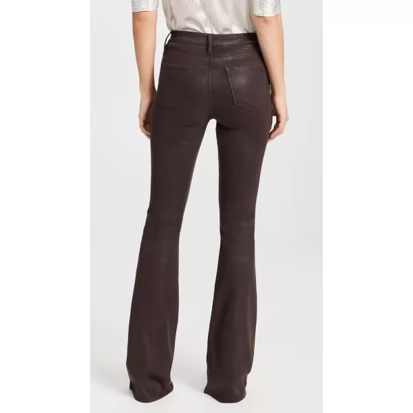 FRAME Womens Le High Flare JeansEspresso Coated