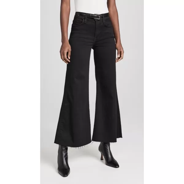 FRAME Womens Le Palazzo Crop JeansBlackfinn