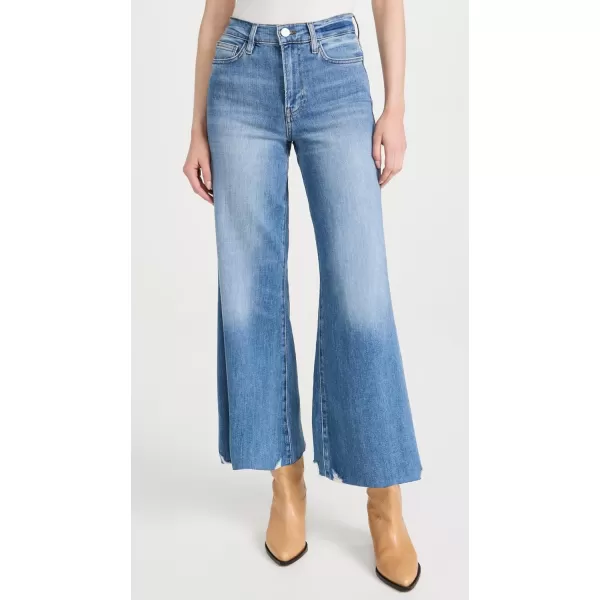 FRAME Womens Le Palazzo Crop JeansWavey Modern Chew