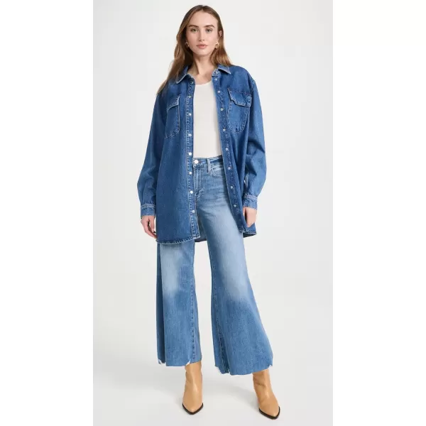 FRAME Womens Le Palazzo Crop JeansWavey Modern Chew