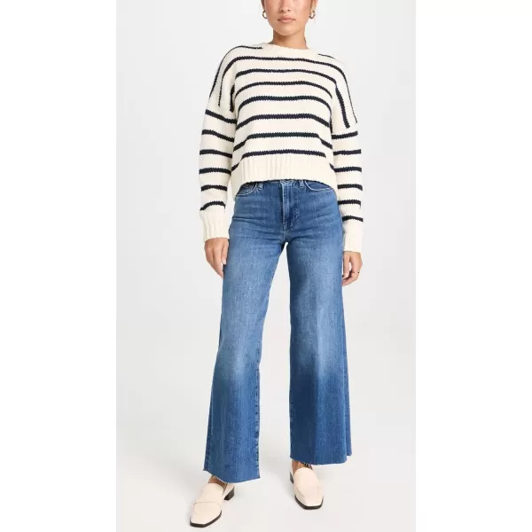 FRAME Womens Le Slim Palazzo Raw After JeansCrossings