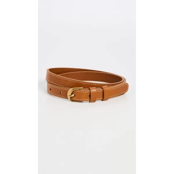 FRAME Womens Petit Twist Buckle BeltCuoio