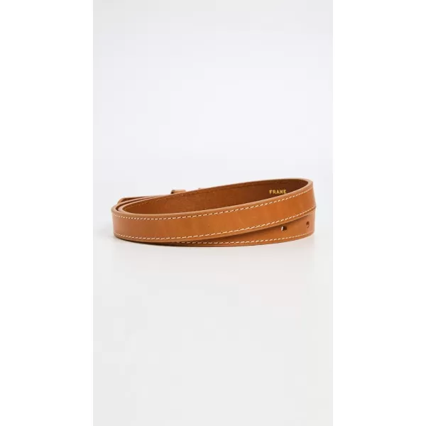 FRAME Womens Petit Twist Buckle BeltCuoio