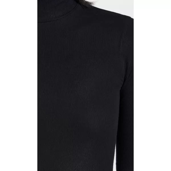 FRAME Womens Rib TurtleneckNoir