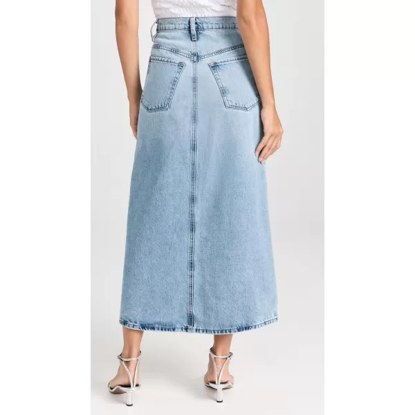 FRAME Womens The Midaxi Skirt Angled SeamBaines