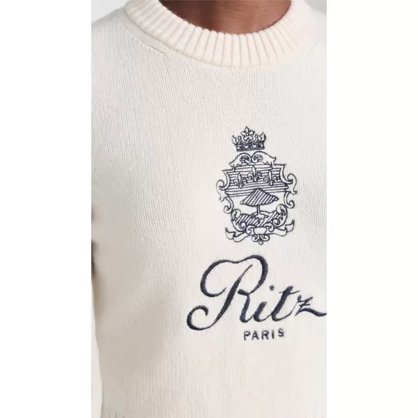 FRAME Womens x Ritz Paris Cashmere SweaterOffwhite