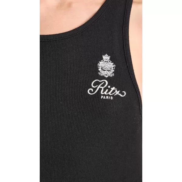 FRAME Womens x Ritz Paris Rib TankBlack